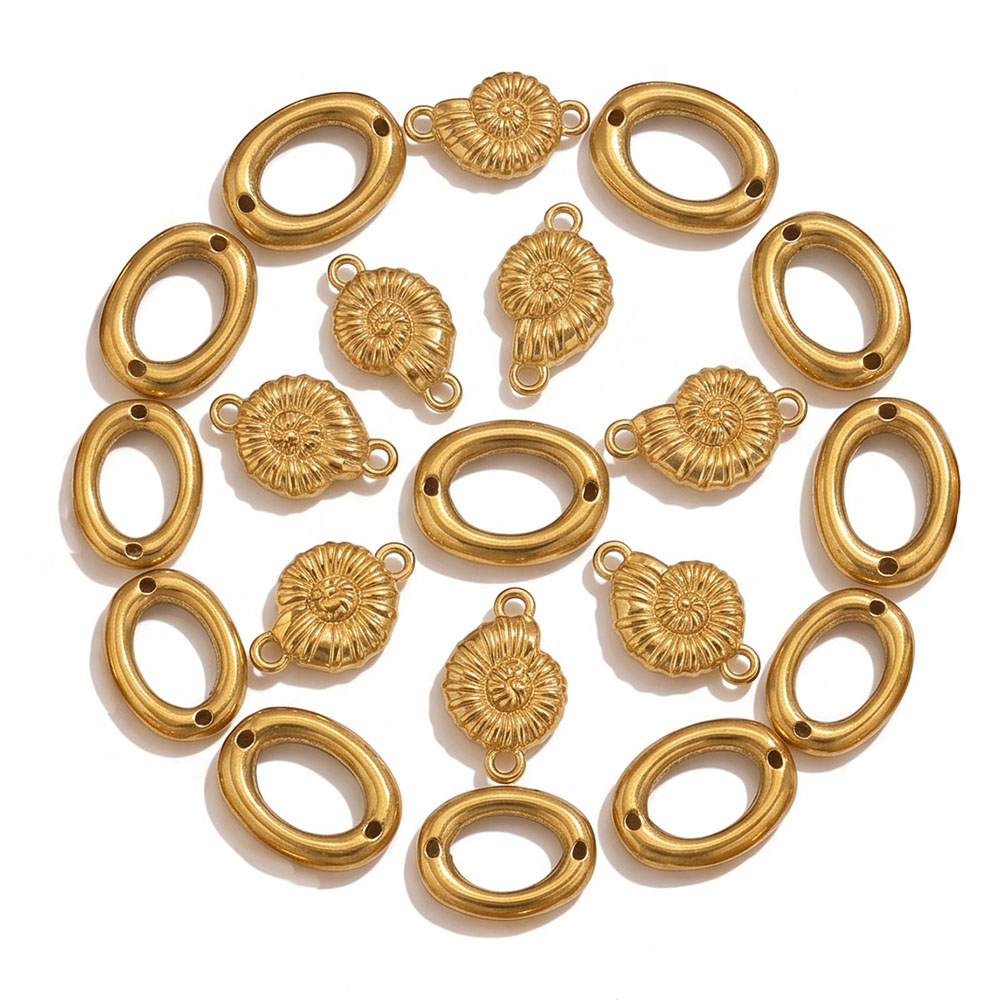 Jewelry Making Supplies Wholesale - 5 szt. Złącza ze stali nierdzewnej,