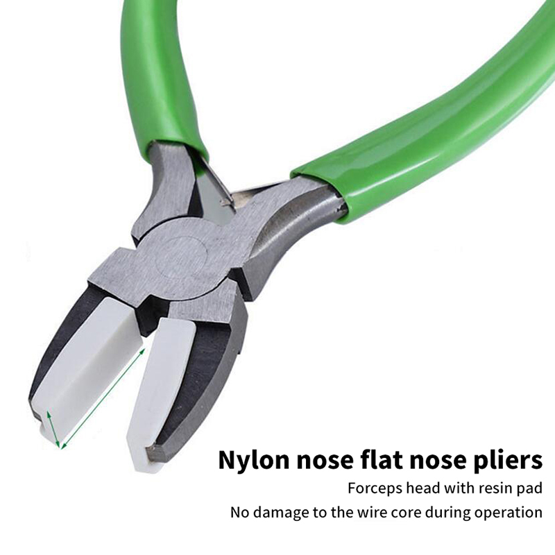 Jewelry Making Loop Pliers - ❤️ Zielone płaskie szczypce z wydłużonymi