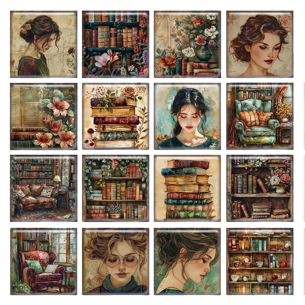 Jewelry Making Books - 10 sztuk/partia Retro Miłość do Czytania