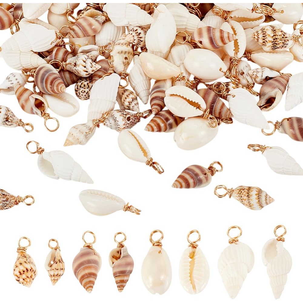 Jewelry Making Course - 100 sztuk 4 style naturalne muszle