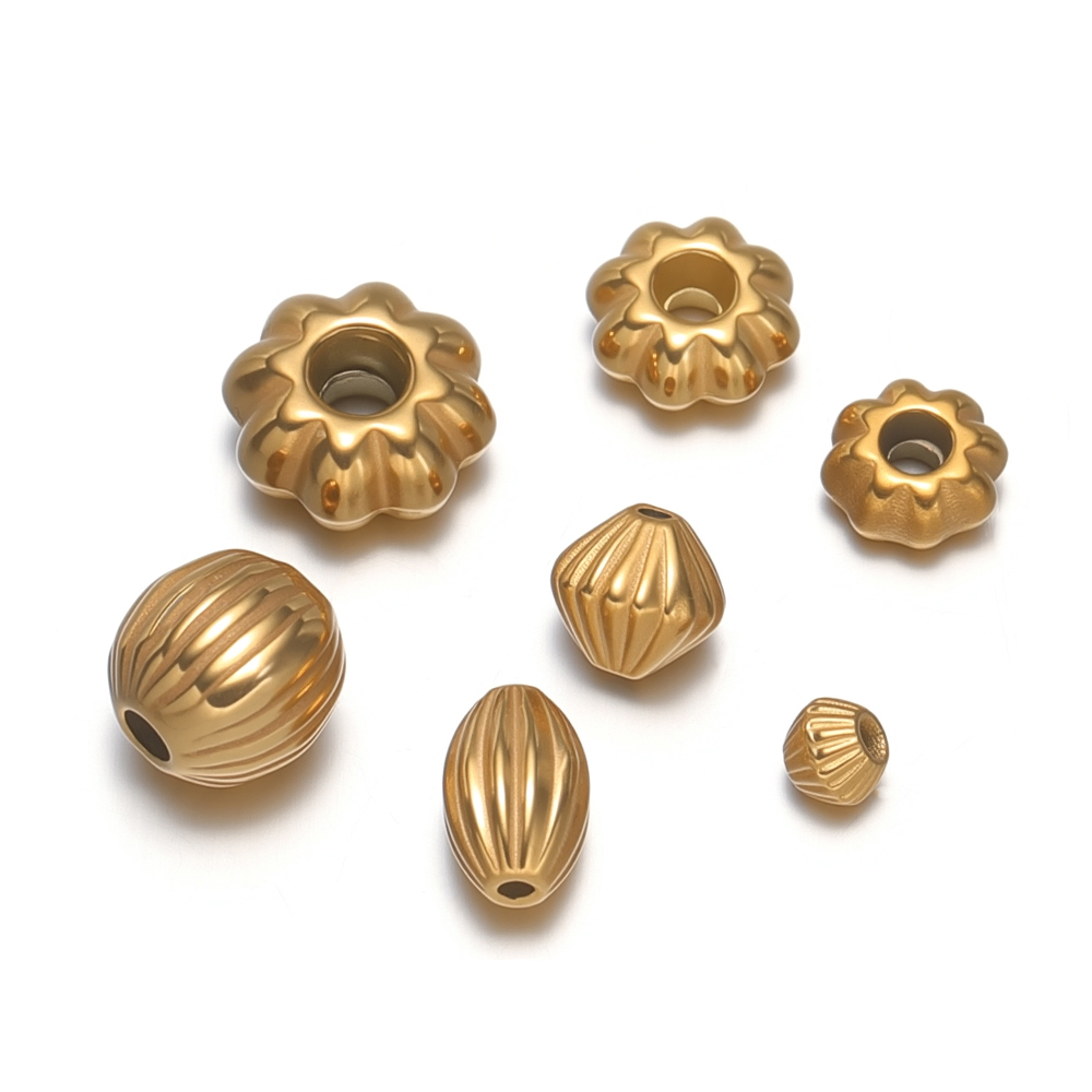Jewelry Making Supplies Wholesale - 20 szt. Stal Nierdzewna Koraliki Kwiatki