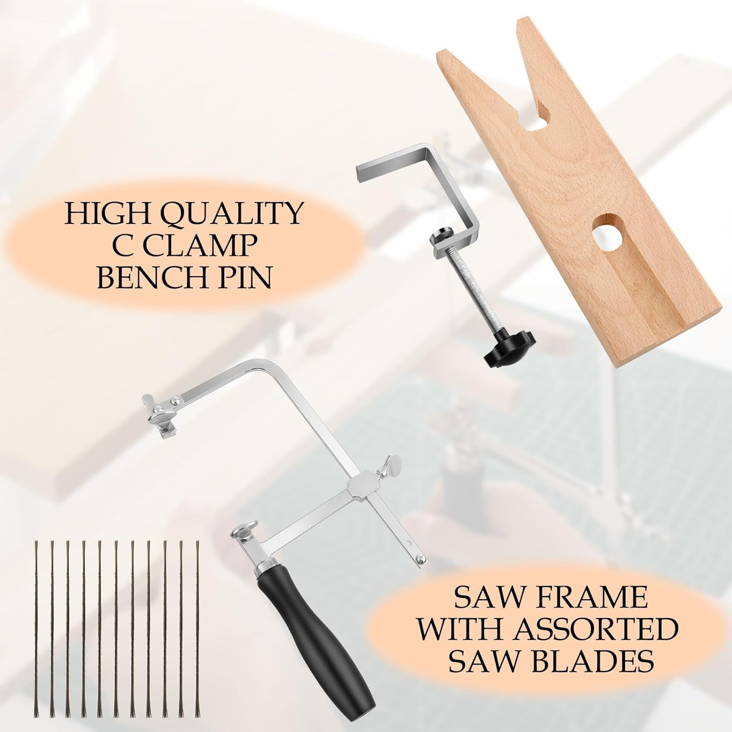 Zestaw pił jubilerskich 3-w-1  – Jewelry Making Desk recenzja i cena