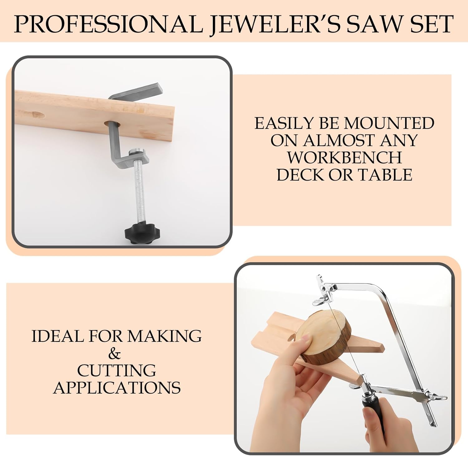 Zestaw pił jubilerskich 3-w-1  – Jewelry Making Desk recenzja i cena
