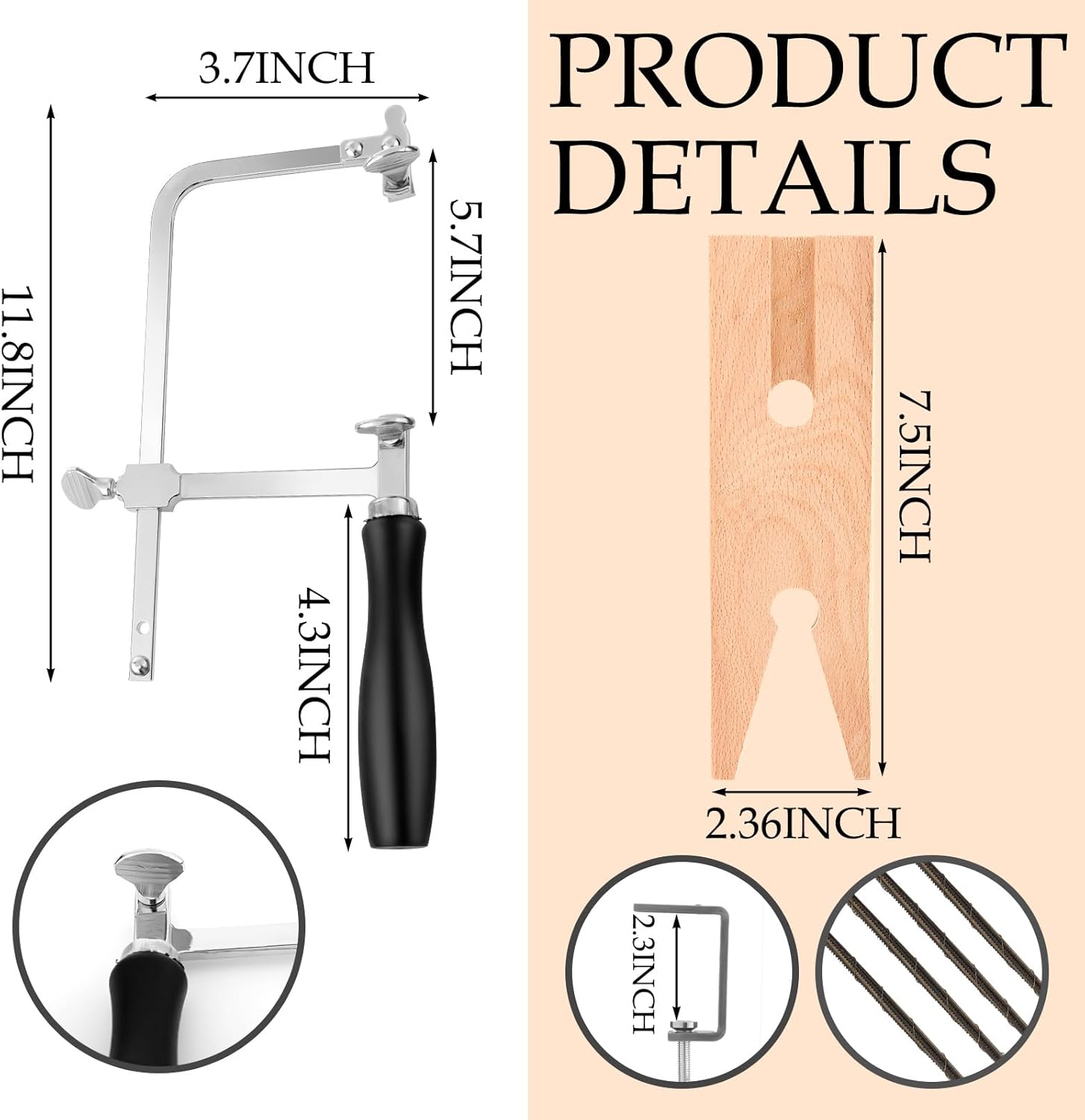 Zestaw pił jubilerskich 3-w-1  – Jewelry Making Desk recenzja i cena
