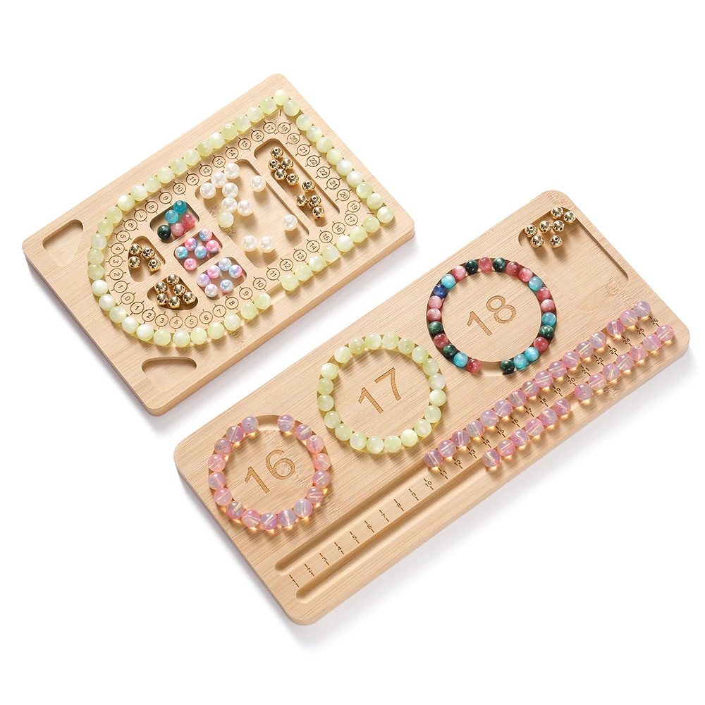 Drewniana tacka do nawlekania  – Jewelry Making Desk recenzja i cena