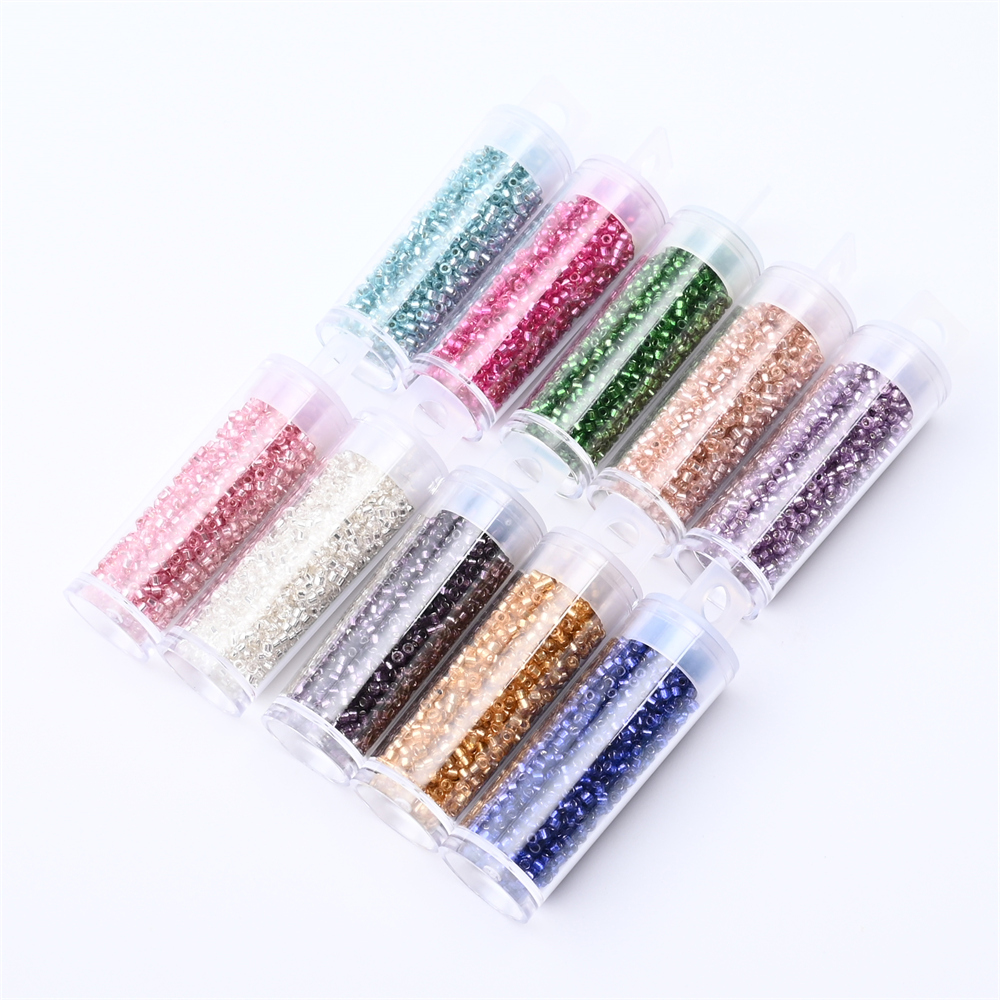 2mm kolor srebrny wewnątrz Min – Seed Bead Tube recenzja i cena