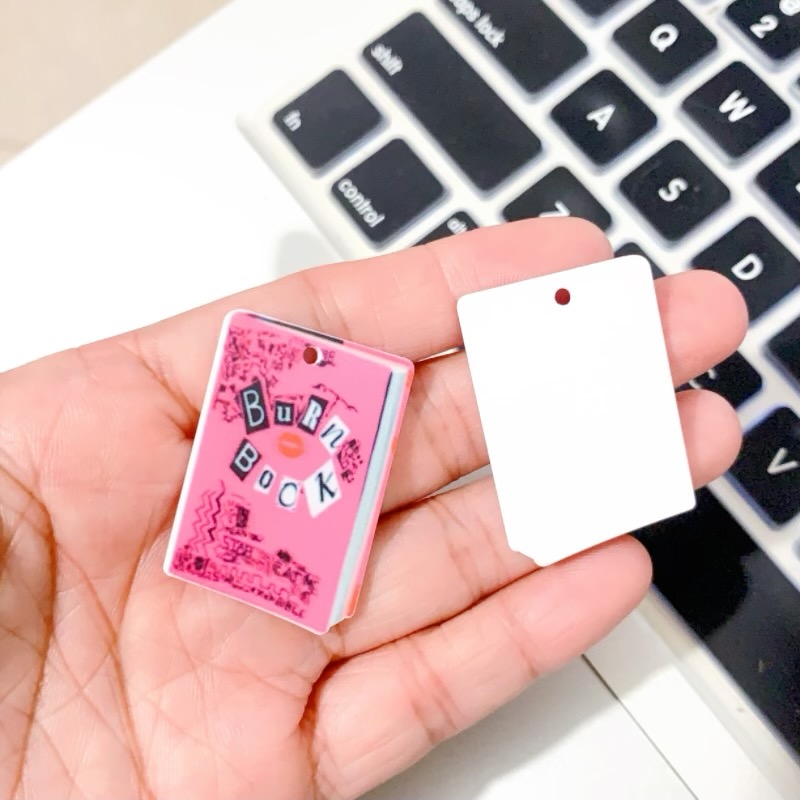 Pink Burn Book akrylowe zawies – Jewelry Making Books recenzja i cena