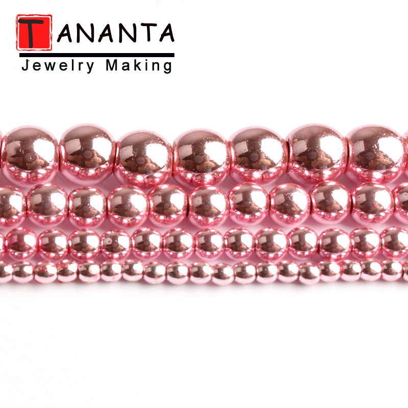 Naturalny różowy hematyt kamie – Seed Bead Tube recenzja i cena