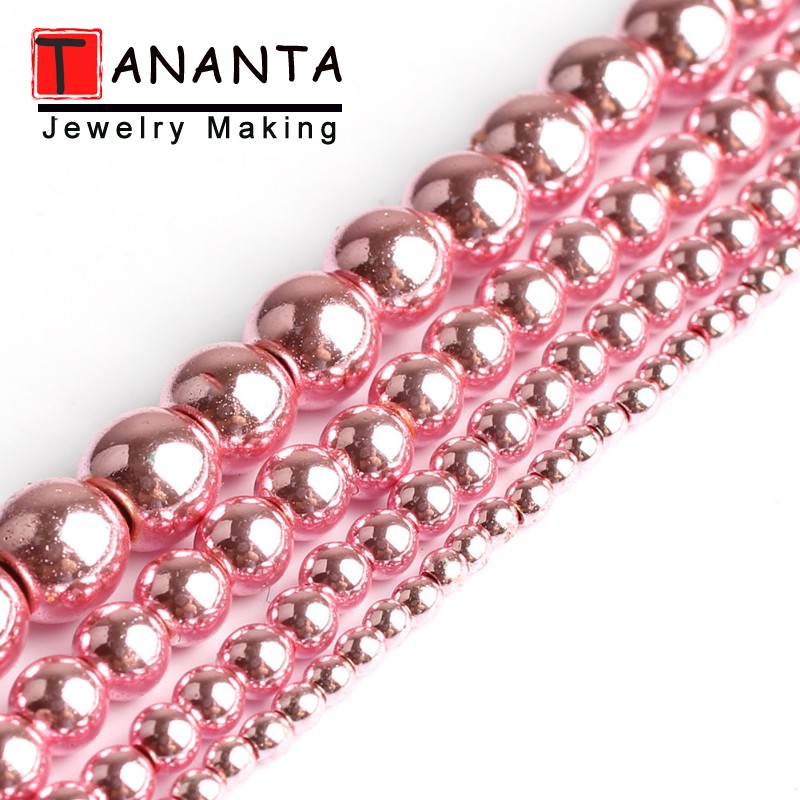 Naturalny różowy hematyt kamie – Seed Bead Tube recenzja i cena