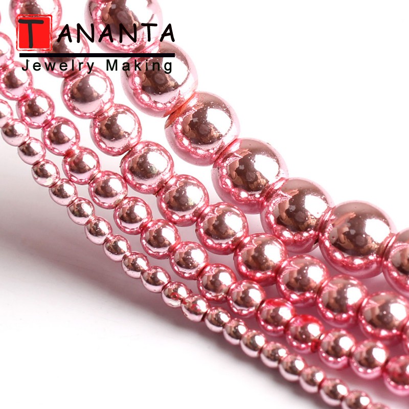 Naturalny różowy hematyt kamie – Seed Bead Tube recenzja i cena