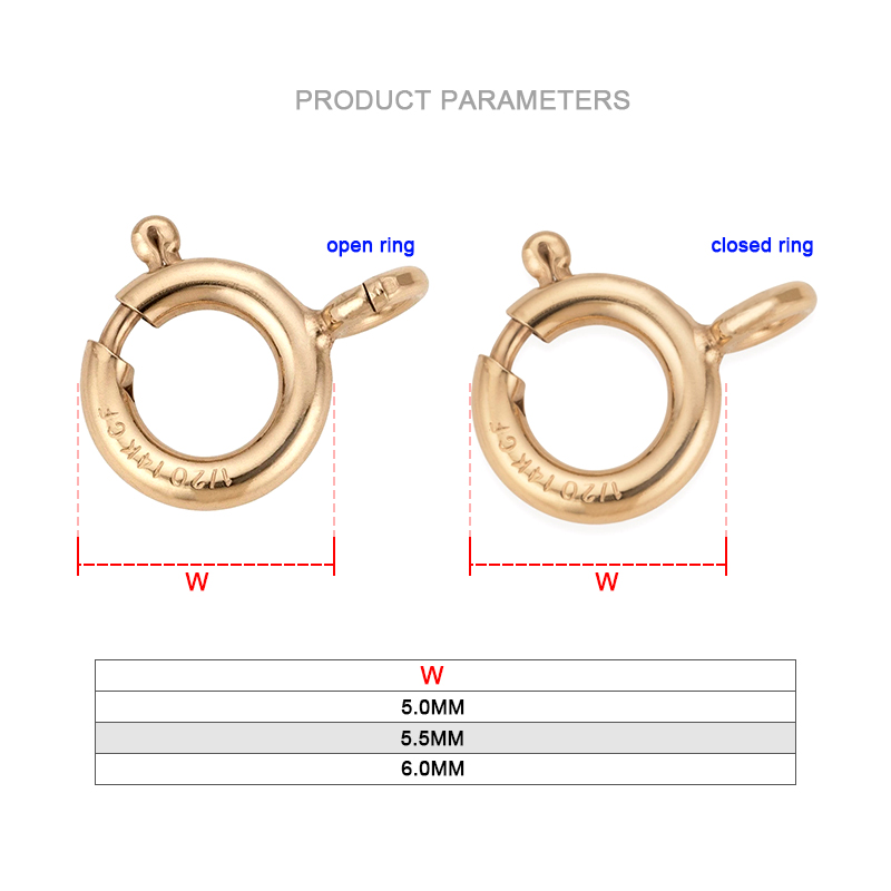 Złote zapięcia sprężynowe 14K  – Jewelry Making Supplies Wholesale recenzja i cena